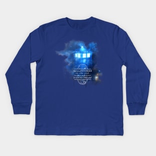 Doctor Who - Stories Kids Long Sleeve T-Shirt